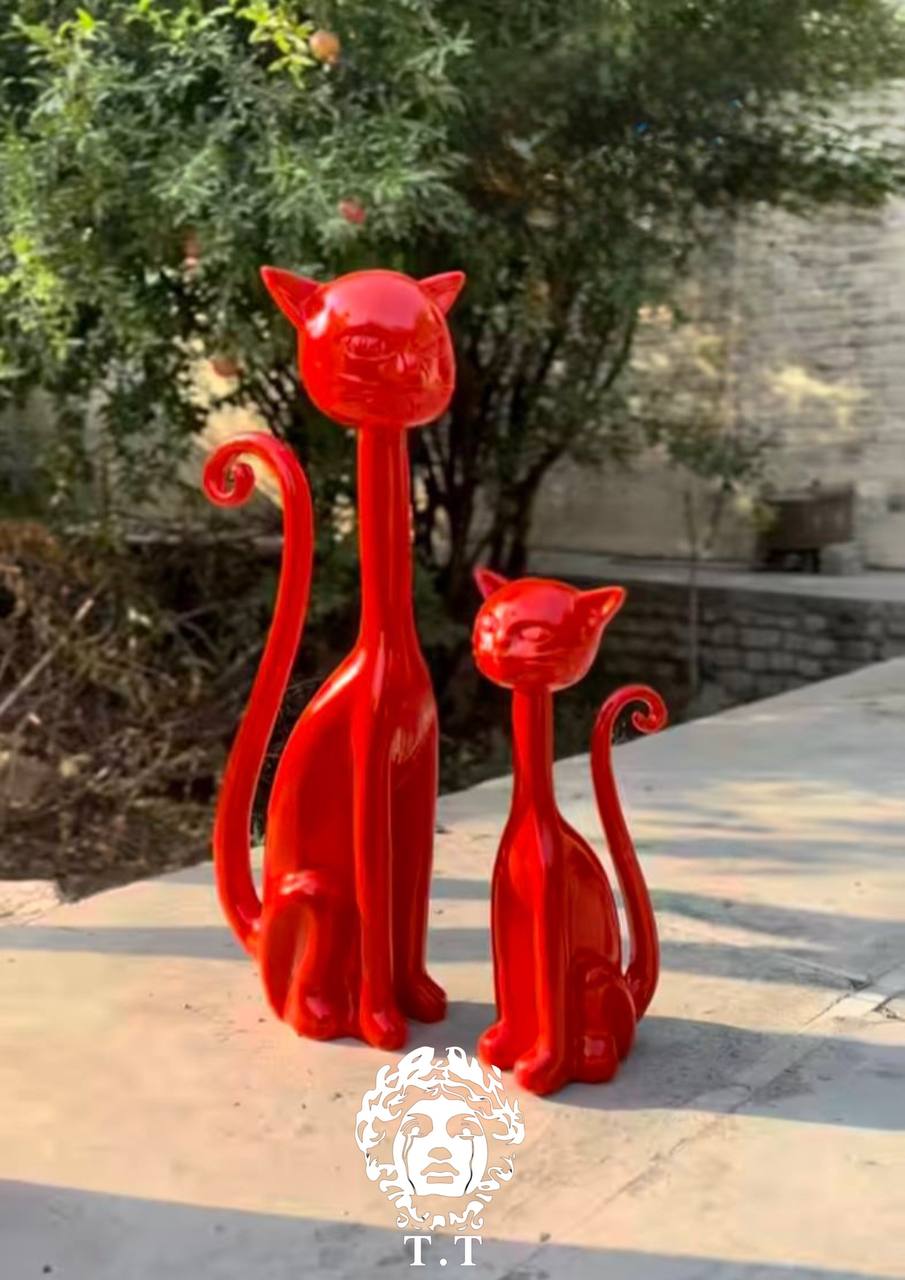مجسمه گربه